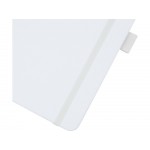 Блокнот Honua форматом A5 из переработанной бумаги с обложкой из переработанного ПЭТ, белый