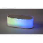 Ночник с беспроводной зарядкой и RGB подсветкой Miracle, 15 Вт, белый