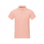 Calgary мужская рубашка-поло с коротким рукавом, pale blush pink