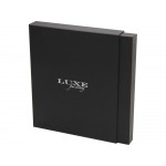 Набор Legato Elegance из блокнота формата А5 в твердой обложке и ручки-роллера, черный/черный
