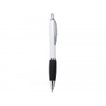Ручка пластиковая шариковая CARREL с антибактериальным покрытием, белый/черный