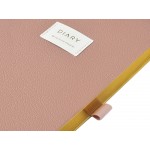 Ежедневник недатированный А5 Morandi. Пыльная роза с нашивкой, пыльно-розовый