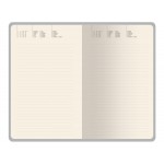 Ежедневник недатированный А5 Black с нашивкой, черный