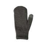 Варежки Dunant, темно-серый меланж