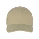 Бейсболка New Castle F 6-ти панельная, оливковый/натуральный