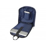 Рюкзак Luma для ноутбука с диагональю экрана 15 дюймов с защитой от кражи объемом 10 л из материала, переработанного по стандарту GRS - Синий Navy