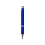 Шариковая ручка Moneta из переработанного алюминия (черные чернила) - Королевский синий