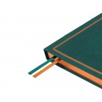 Ежедневник недатированный А4 Royal, зеленый с бронзовым срезом