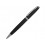 Ручка металлическая шариковая Flow soft-touch, черный/серебристый