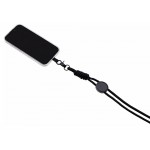 Ремешок на шею для телефона Нэко, черный