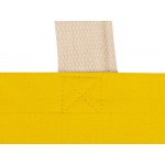 Сумка для шопинга Steady из хлопка с парусиновыми ручками, 260 г/м2, желтый