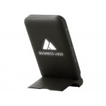 Беспроводной внешний аккумулятор с подсветкой лого и подставкой Magflash, 10000 мАч, 15 Вт, черный