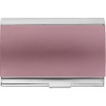 Визитница Смит, розовый/серебристый