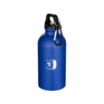 Oregon одностенная бутылка для воды с карабином, изготовленная из нержавеющей стали, сертифицированной по стандарту RCS, объемом 400 мл - Ярко-синий
