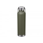 Бутылка для воды с вакуумной изоляцией Thor объемом 650 мл из переработанной нержавеющей стали, сертифицированной по стандарту RCS - Зеленый лесной