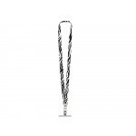 Ланъярд 2,5 см под сублимацию с 2-мя трендовыми карабинами и металлическим держателем для телефона