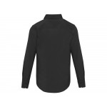 Carnelian мужская рубашка из поплина - сплошной черный