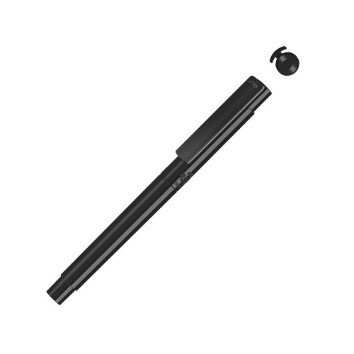 Капиллярная ручка в корпусе из переработанного материала rPET RECYCLED PET PEN PRO FL, черный с чечерным