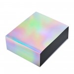 Подарочная коробка с голографическим шубером без печати Aurora, XL вертикальный