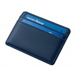 Картхолдер для двух карт и наличных денег с зажимом Crave, темно-синий
