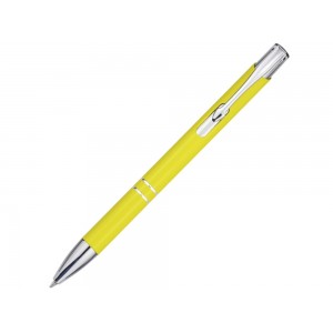 Шариковая ручка Moneta из переработанного алюминия (черные чернила) - Желтый