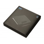 Подарочный набор металлическая ручка и блокнот А5 Twilight  со светящимся логотипом и пауэрбэнком