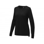 Женский пуловер Merrit с круглым вырезом, черный
