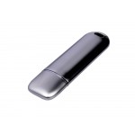 Металлическая флешка со сканером отпечатков пальцев в подарочной упаковке на 256 Гб, серебристый