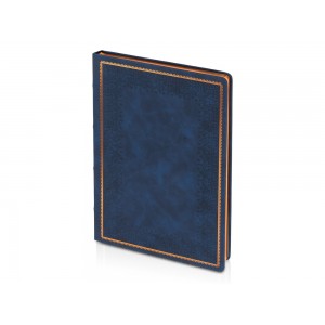 Ежедневник недатированный А4 Royal, синий с бронзовым срезом