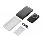 Беспроводной внешний аккумулятор с подсветкой лого и подставкой Magflash, 10000 мАч, 15 Вт, черный