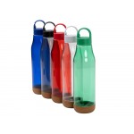 Бутылка Basti с пластиковым корпусом и пробковым дном, королевский синий