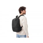 Рюкзак Glam для ноутбука 15'' из мягкой экокожи, черный Рюкзак Glam для ноутбука 15'' из мягкой экокожи, черный