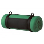 Плед Нежность с плечевым ремнем, зеленый