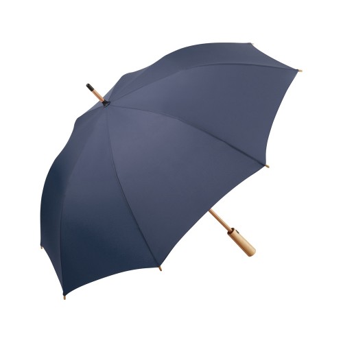 Зонт-трость 7379 Okobrella бамбуковый, полуавтомат, navy