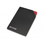 Блокнот Notepeno 130x205 мм с тонированными линованными страницами, красный