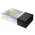 Подарочная коробка с голографическим шубером Aurora, XL, вн. размер 300х235х105 мм.