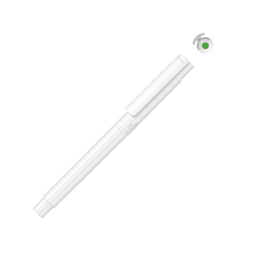 Капиллярная ручка в корпусе из переработанного материала rPET RECYCLED PET PEN PRO FL, белый с салатовым