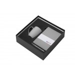 Подарочный набор с блокнотом С2, металлической ручкой и кружкой, серый