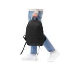 Рюкзак Glam для ноутбука 15'' из мягкой экокожи, черный Рюкзак Glam для ноутбука 15'' из мягкой экокожи, черный