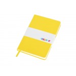 Бизнес-блокнот C2 софт-тач, твердая обложка, 128 листов, желтый
