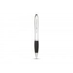 Шариковая ручка-стилус Nash, серебристый, черные чернила