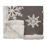 Плед Snowflake новогодний