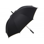 Зонт-трость 1159 Double face полуавтомат, черный/золотистый