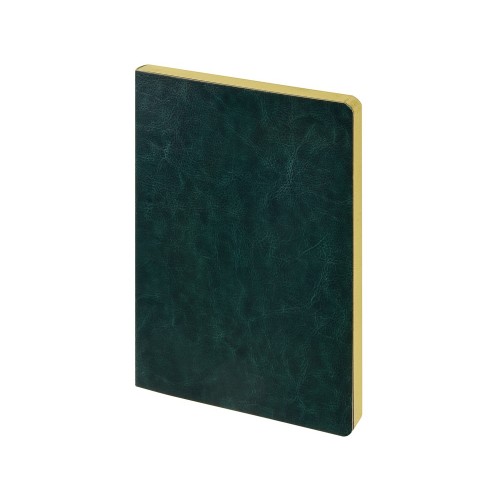 Ежедневник недатированный А5 Megapolis Nebraska Flex, зеленый с золотым обрезом (Р)