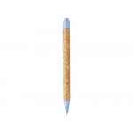 Шариковая ручка Midar из пробки и пшеничной соломы, cиний