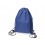 Рюкзак-мешок Reviver из нетканого переработанного материала RPET, синий
