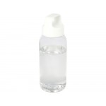 Бутылка для воды Bebo из переработанной пластмассы объемом 450 мл - Белый