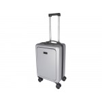 Rover Pro 20-дюймовый чемодан на колесах из материалов, переработанных согласно стандарту GRS, объемом 40 л - Серебряный Rover Pro 20-дюймовый чемодан на колесах из материалов, переработанных согласно стандарту GRS, объемом 40 л - Серебряный