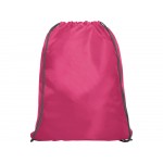 Рюкзак-мешок NINFA с карманом на молнии, фуксия