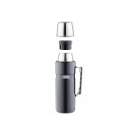 Термос со стальной колбой тм THERMOS SK2020 Matte Black King Stainless Steel Vacuum Flask. 2.0L, черный